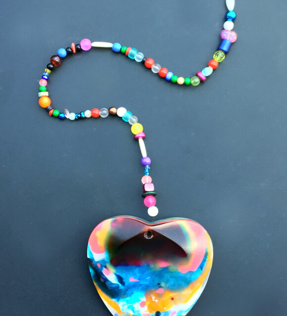 Resin heart web